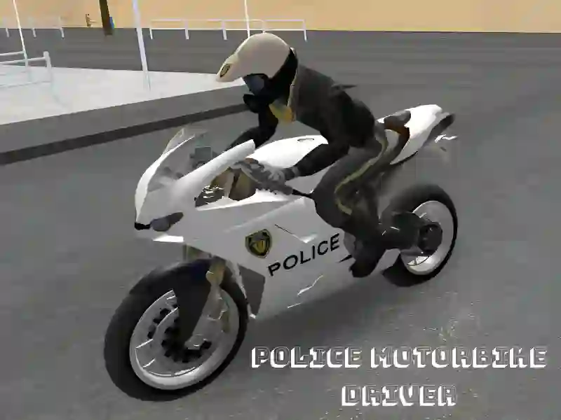 שפּיל Police Motorbike Driver אָנליין