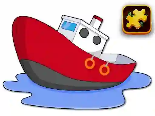 שפּיל Cartoon Ship Puzzle אָנליין