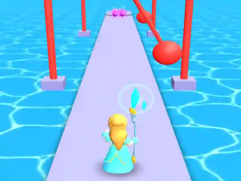 שפּיל Frozen Race 3D אָנליין