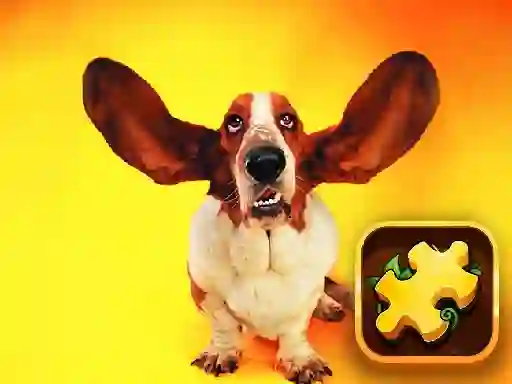 שפּיל Funny Dogs Puzzle אָנליין