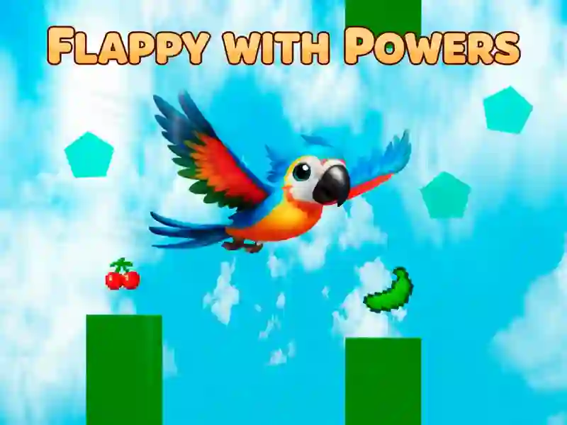 שפּיל Flappy with Powers אָנליין