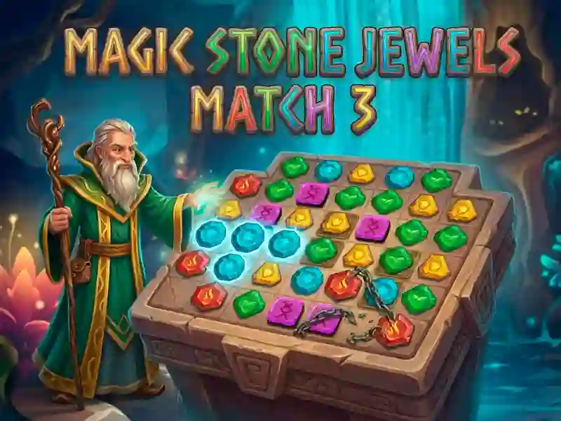 שפּיל Magic Stone Jewels Match 3 אָנליין