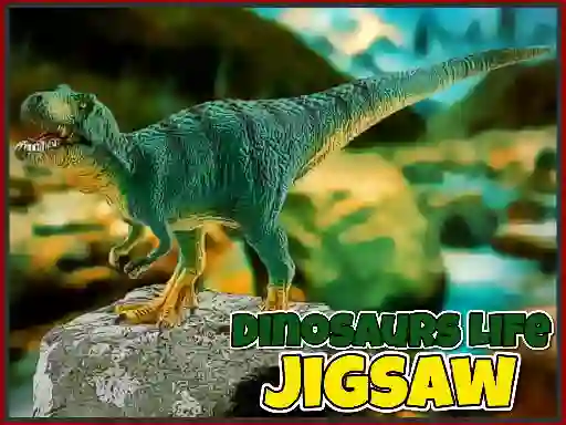 שפּיל Dinosaurs Life Jigsaw אָנליין
