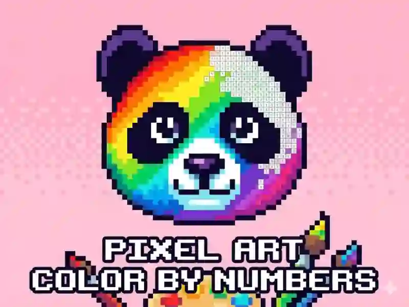 שפּיל Pixel Art - Color by Numbers אָנליין