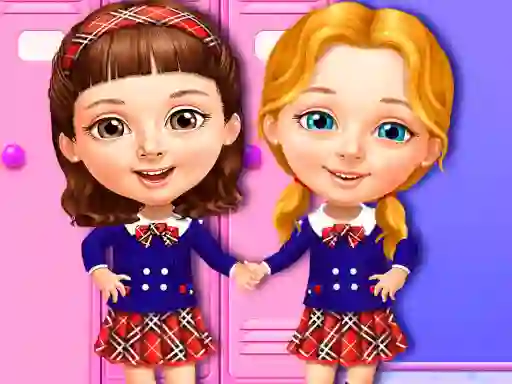 שפּיל Sweet Baby Girl Cleanup Messy School אָנליין
