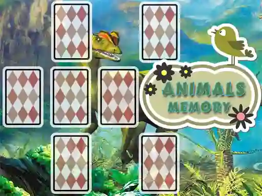 שפּיל Animals Cards Memory אָנליין