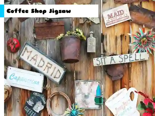שפּיל Coffee Shop Jigsaw אָנליין