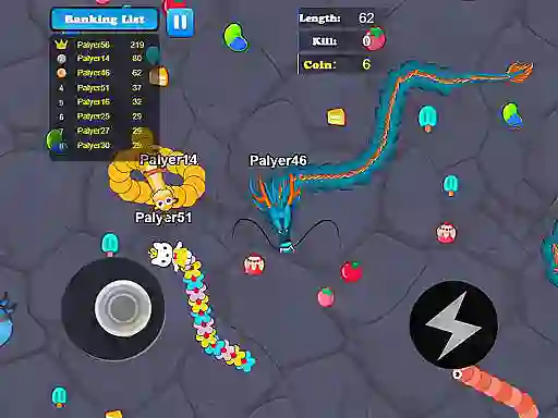 שפּיל Greedy Snake Multiplayer Duel אָנליין