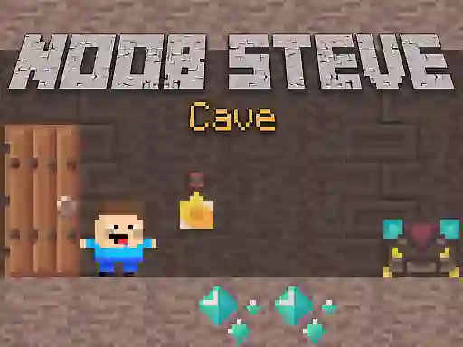שפּיל Noob Steve Cave אָנליין