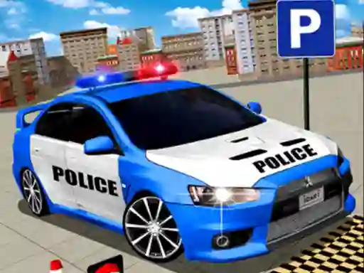 שפּיל Modern Police Car Parking 3D אָנליין