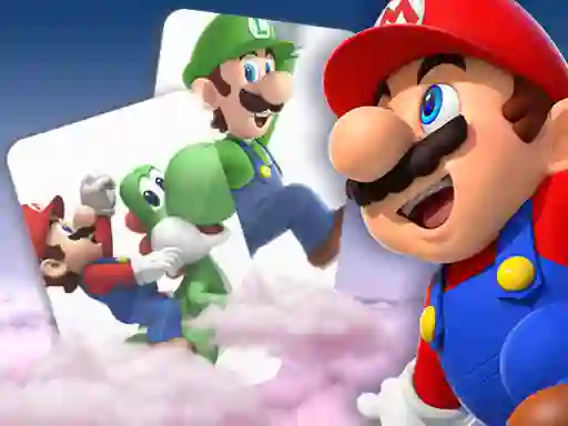 שפּיל Mario Memory Card Match אָנליין