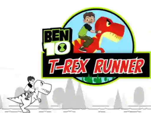 שפּיל Ben 10 T-Rex Runner אָנליין