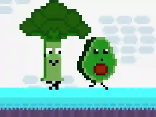 שפּיל Cat Chef vs Fruits - 2 Player אָנליין