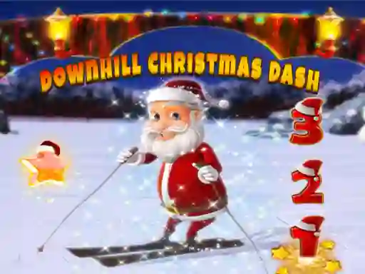 שפּיל Downhill Christmas Dash אָנליין