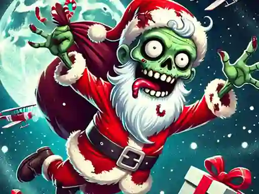 שפּיל Flappy Zombie Santa Christmas Game אָנליין