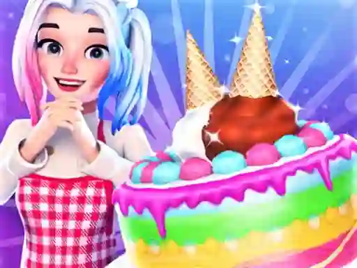 שפּיל Cute Doll Cooking Cakes אָנליין