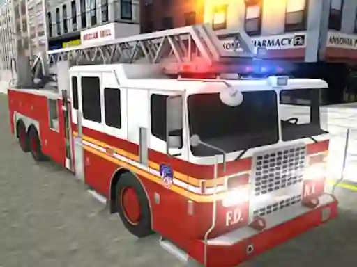 שפּיל Real Truck Fire Drive Sim אָנליין
