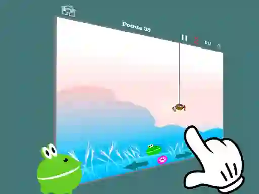שפּיל Hunt feed the frog 2 אָנליין