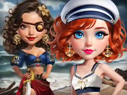 שפּיל Sailor Chic vs Pirate Charm אָנליין