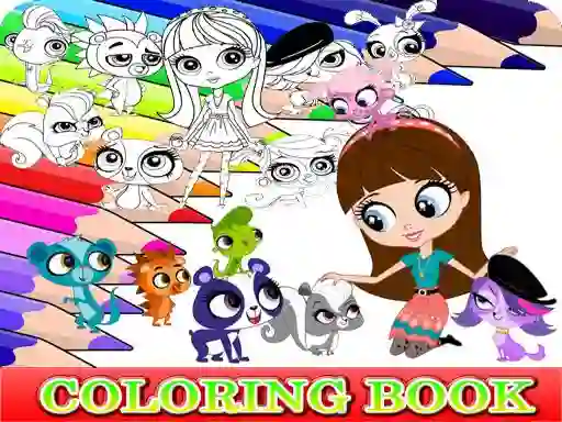 שפּיל Coloring Book for Littlest Pet Shop אָנליין