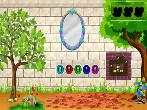 שפּיל White Brick Backyard Escape אָנליין