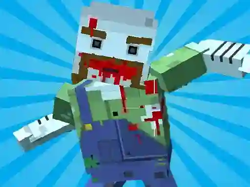 שפּיל Blocky Gun Warfare Zombie אָנליין