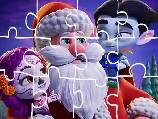 שפּיל Super Monsters Christmas Jigsaw אָנליין