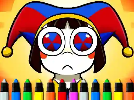 שפּיל Digital Circus Coloring Adventure אָנליין