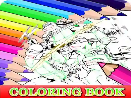 שפּיל Coloring Book for Ninja Turtle אָנליין