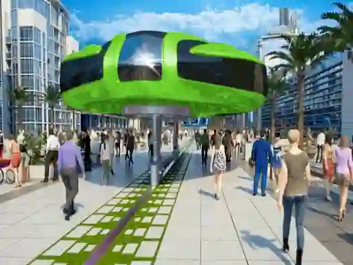 שפּיל Gyroscopic Elevated Bus Simulator Public Transport אָנליין