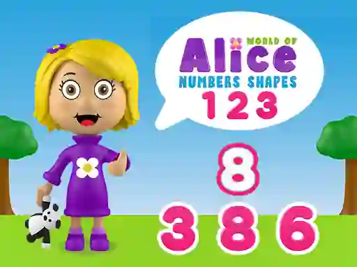 שפּיל World of Alice Numbers Shapes אָנליין