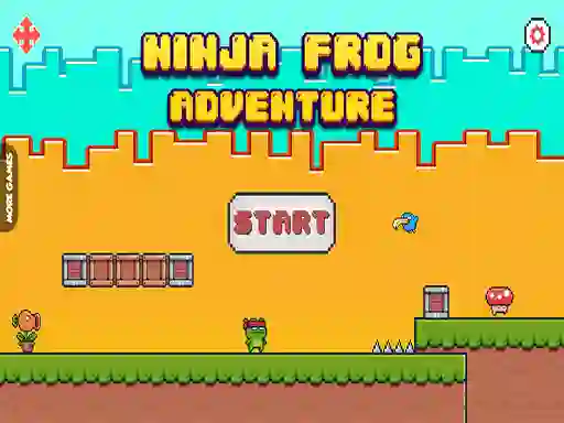 שפּיל Ninja Frog Adventure אָנליין