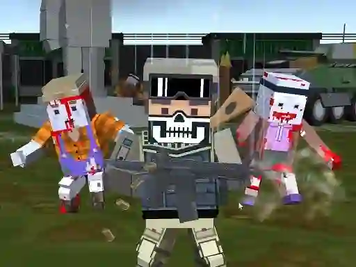 שפּיל Combat Pixel Arena 3D Zombie Survival אָנליין