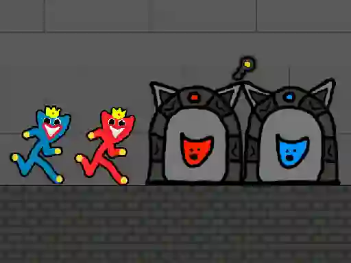 שפּיל Red and Blue Stickman Huggy 2 אָנליין