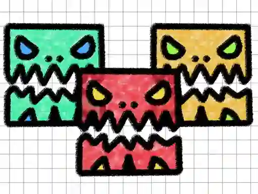 שפּיל Geometry Dash Paper Note אָנליין