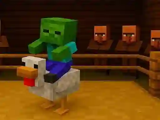 שפּיל Chicken Jockey hidden lava chicken אָנליין