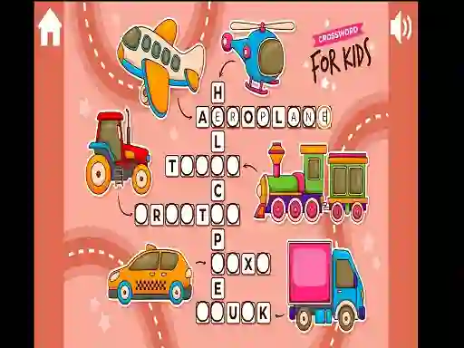 שפּיל Crossword for Kids אָנליין