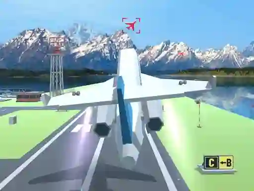 שפּיל Polygon Flight Simulator אָנליין