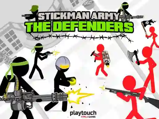 שפּיל Stickman Army: The Defenders אָנליין