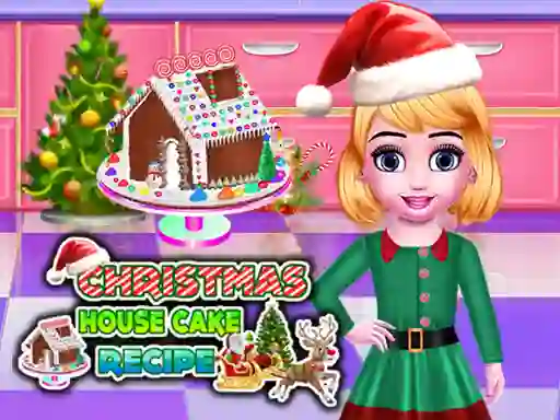 שפּיל Christmas House Cake Recipe אָנליין
