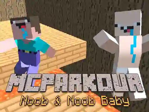 שפּיל MCParkour Noob & Noob Baby אָנליין