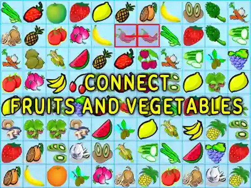 שפּיל Connect Fruits and Vegetables אָנליין