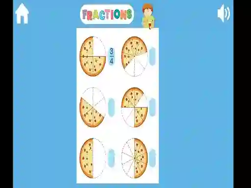 שפּיל Fractions אָנליין