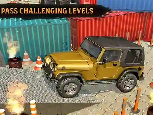 שפּיל Classic Real 4x4 Jeep Parking Drive Game אָנליין