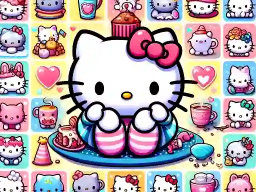 שפּיל Cute Kitty Memory Challenge אָנליין