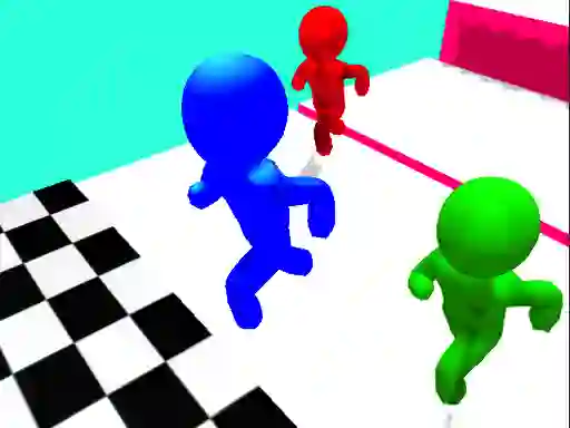 שפּיל Stickman Race 3D אָנליין