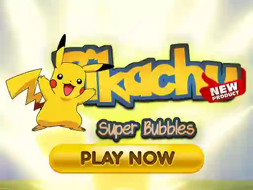 שפּיל Pikachu Super Bubbles אָנליין