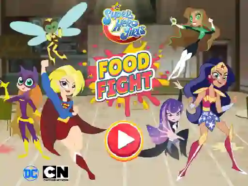 שפּיל DC Super Hero Girls Food Fight אָנליין