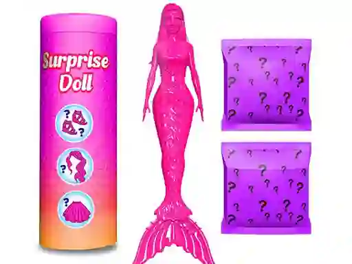 שפּיל Color Reveal Mermaid Doll אָנליין