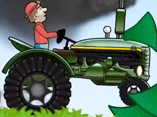 שפּיל Tractor Driving Hill Climb 2D אָנליין